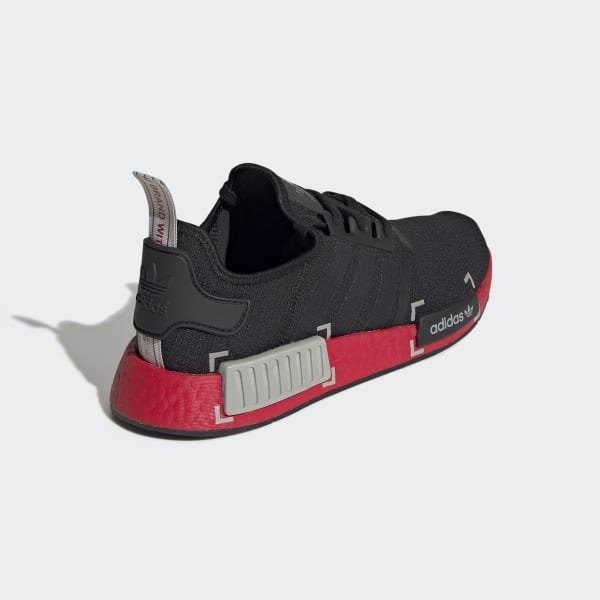 adidas nmd grey and red