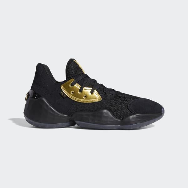 black and gold shoes