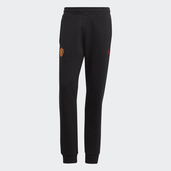 Zwart Manchester United Essentials Trefoil Broek BV885