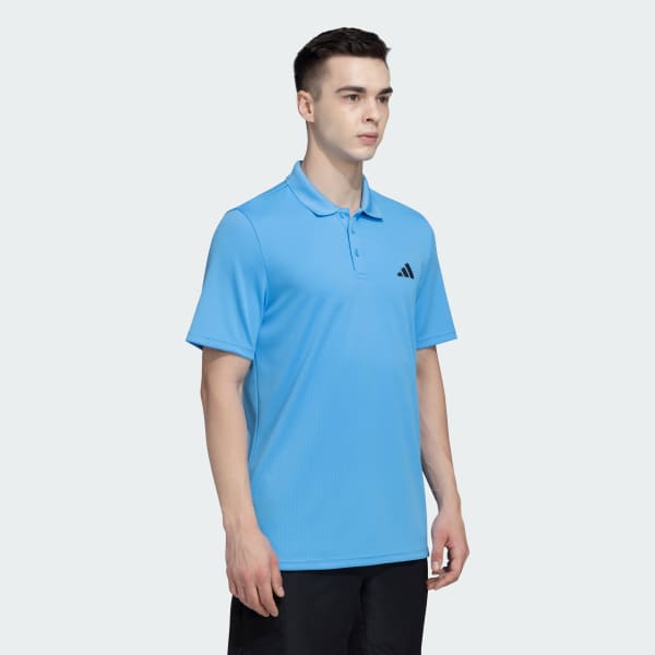 Blue TRAINING ESSENTIALS POLO TEE