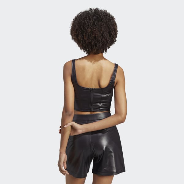 black adidas corset