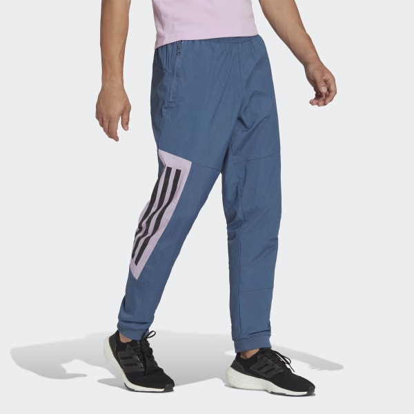 Blue Future Icons 3-Stripes Woven Tracksuit Bottoms