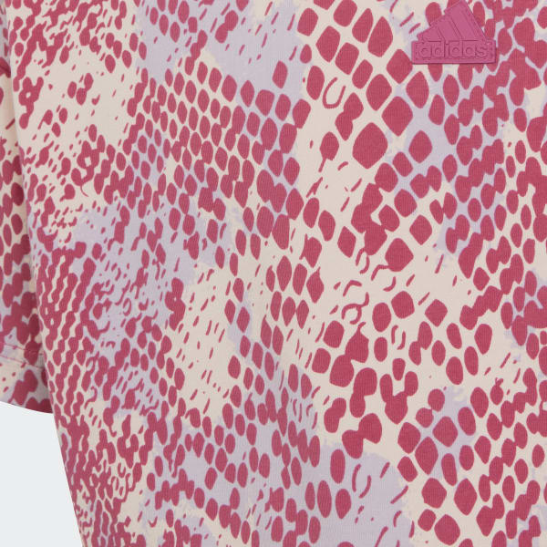 Rosa Future Icons Allover Print Cotton Tee