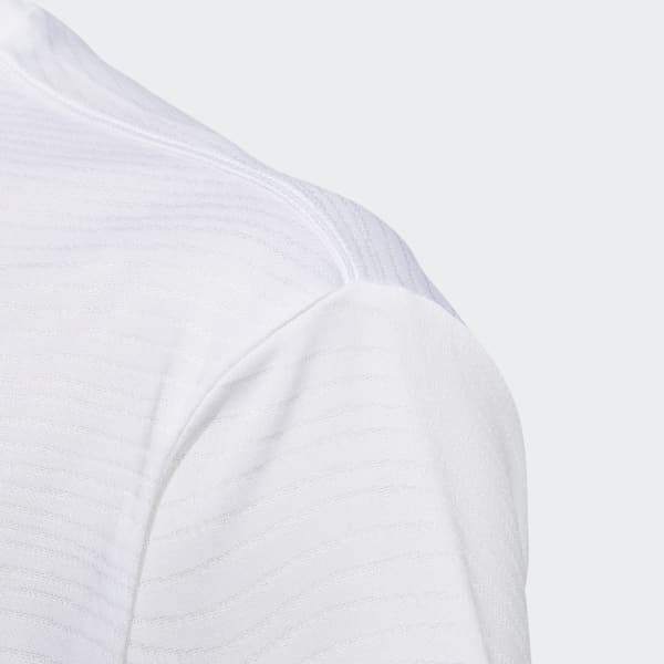 Hvit Made to be Remade Rib Collar Skjorte TS926