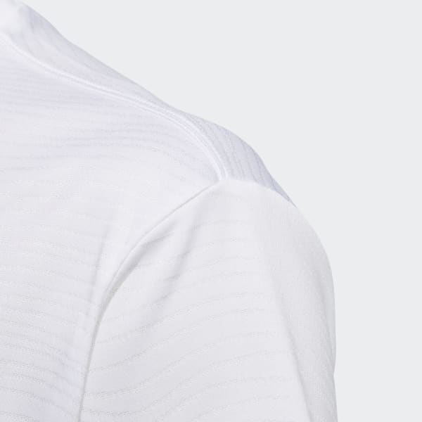 Hvid Made to be Remade Rib Collar polotrøje TS926