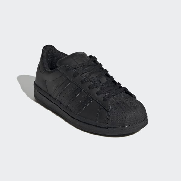 Negro Zapatillas Superstar (UNISEX)