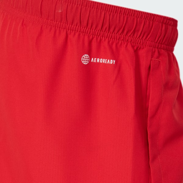 Vermelho Shorts Malha Plana Aeroready
