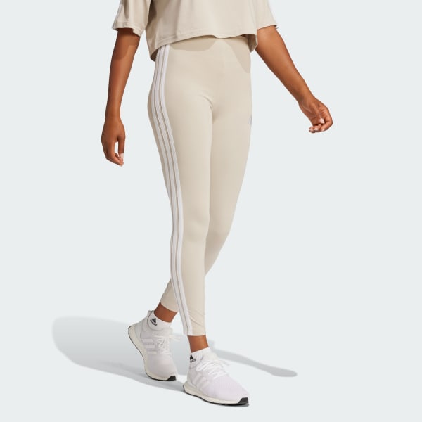 Beige Legging coton 3 bandes Essentials