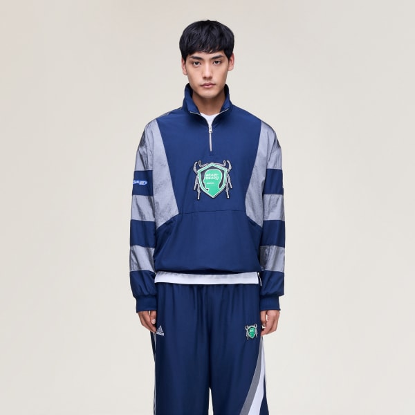 アディダス Brain Dead トラックトップ（ジャージ） - ブルー