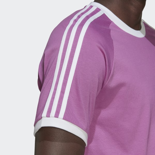 fialová Tričko Adicolor Classics 3-Stripes 14212