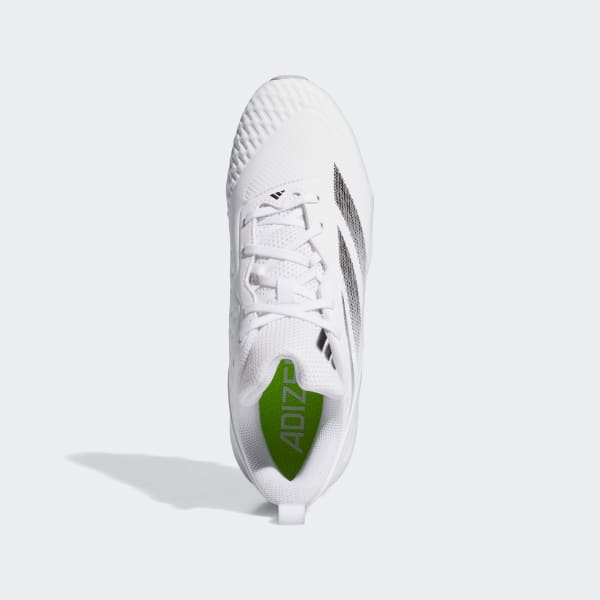White Adizero Instinct Molded Cleats