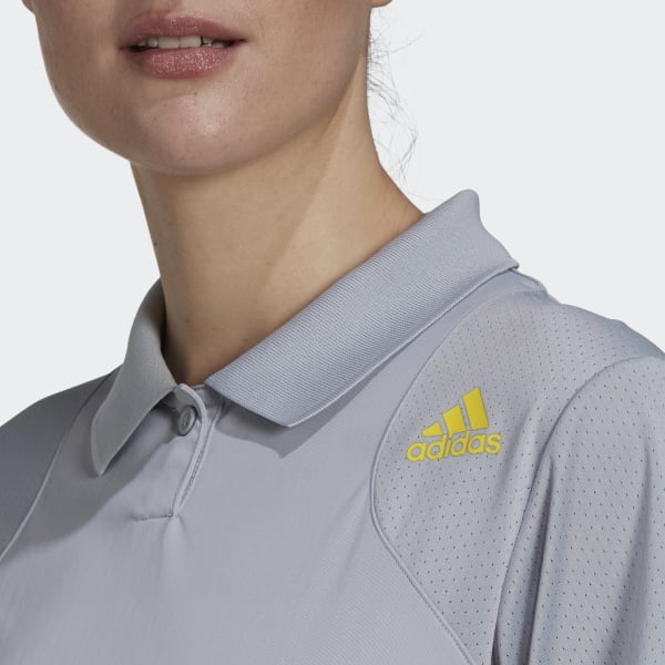 Grey Club Tennis Polo Shirt AT962
