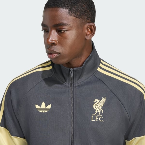adidas Liverpool FC LFSTLR Track Top - Grey | Free Shipping with