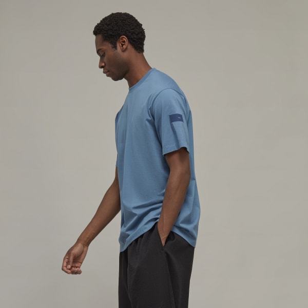 Blue Y-3 Relaxed Short Sleeve Tee