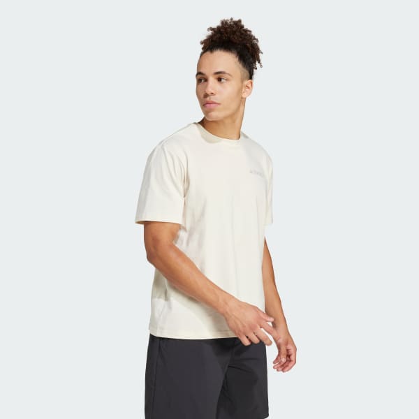White Polygiene Graphic Tee