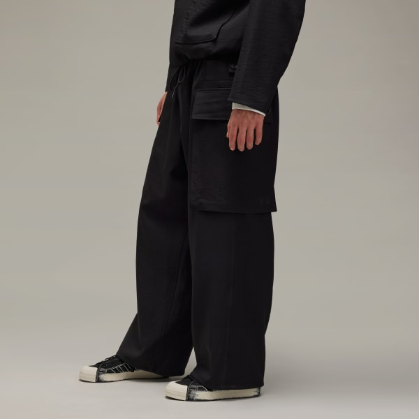 cerná Kalhoty Y-3 Sport Uniform Cargo