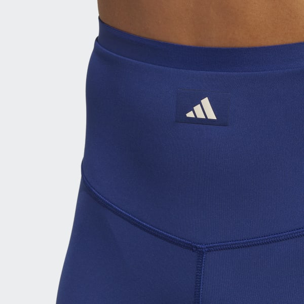 Bleu Legging 7/8 taille haute Sports Club