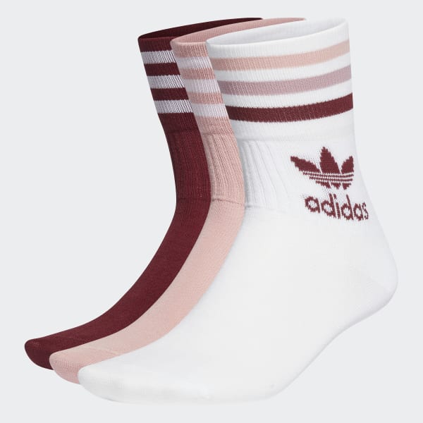 Enjoy Summer Mid Cut Crew Socks 3 Pairs