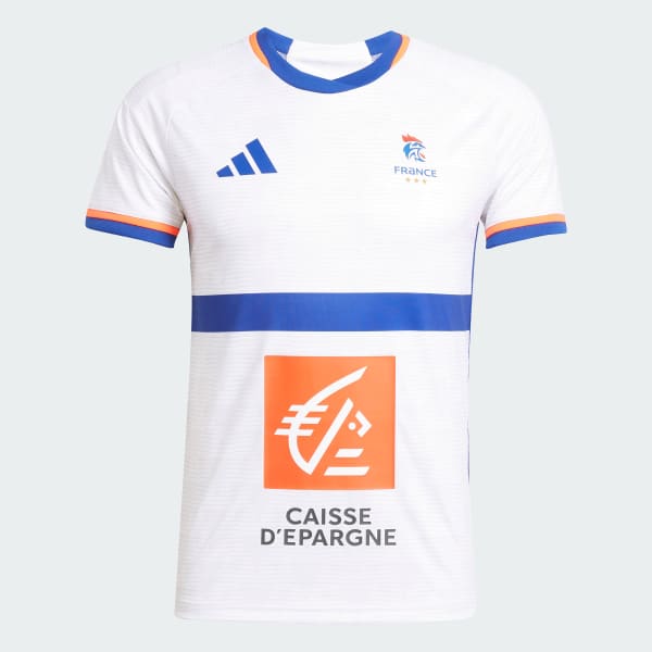 Blanc Maillot France Handball Replica