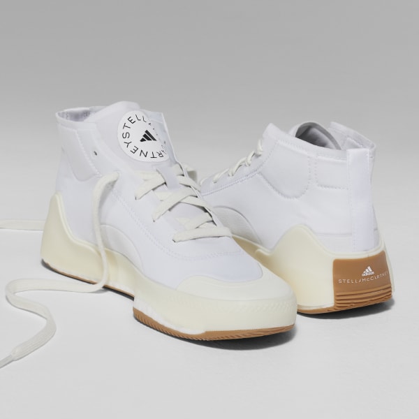 Weiss adidas by Stella McCartney Treino Mid-Cut Schuh