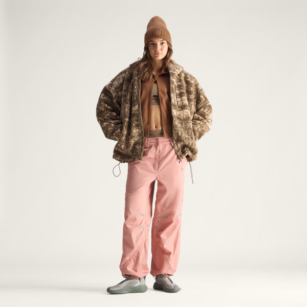 Brązowy Legginsy adidas by Stella McCartney Joga 7/8