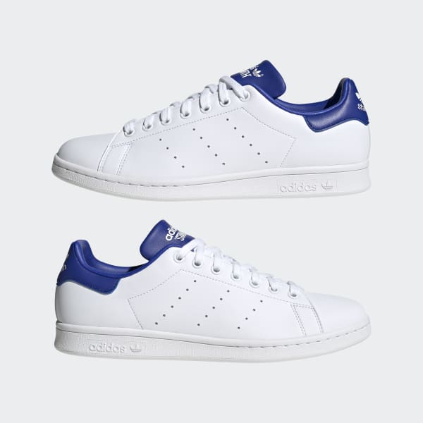 Stan smith hotsell white bold blue