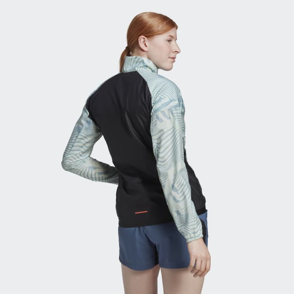 Πράσινο Terrex Trail Running Printed Wind Jacket JMM06