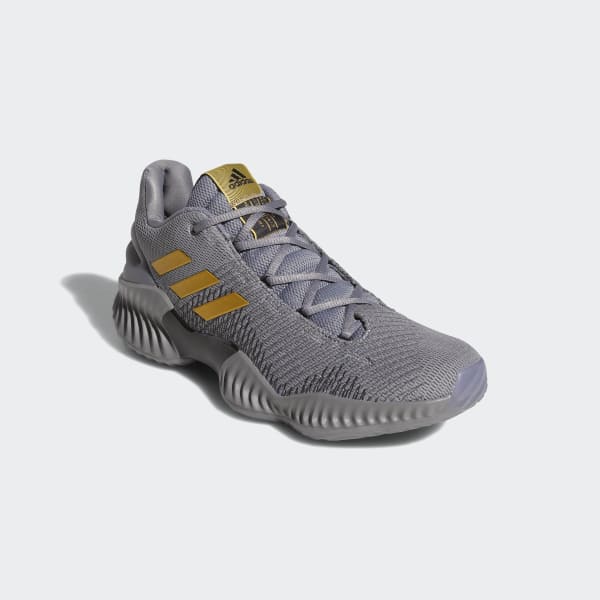 adidas Pro Bounce 2018 Low Shoes - Grey 