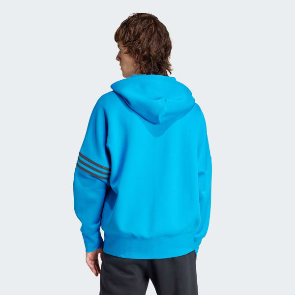 Azul Buzo con Capucha y Cierre Frontal Street Neuclassics