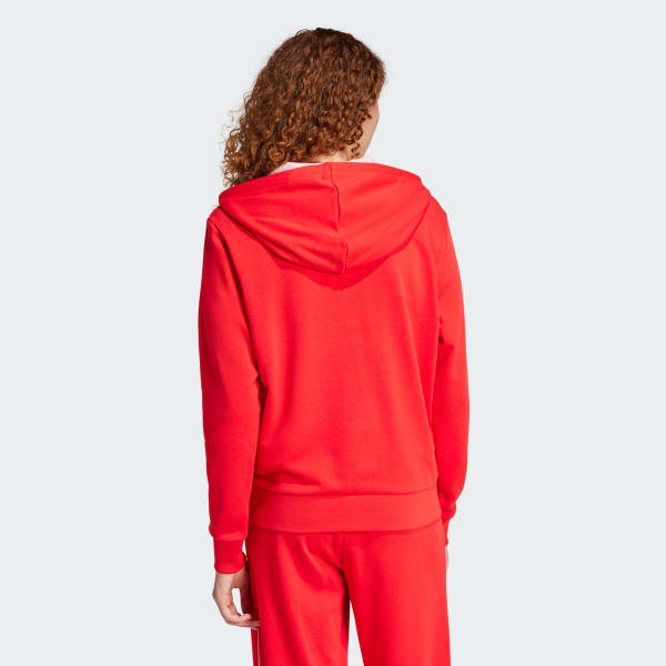 Vermelho Essentials Color Pop French Terry Full-Zip Hoodie