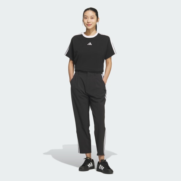 ブラック 軽パン ストレッチコミューター軽撥水UVケアパンツ