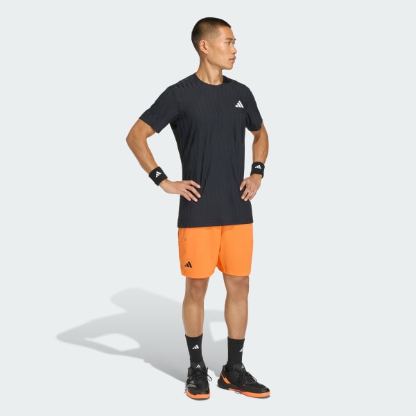 Svart TENNIS CLIMACOOL+ AIRCHILL FREELIFT T-SKJORTE