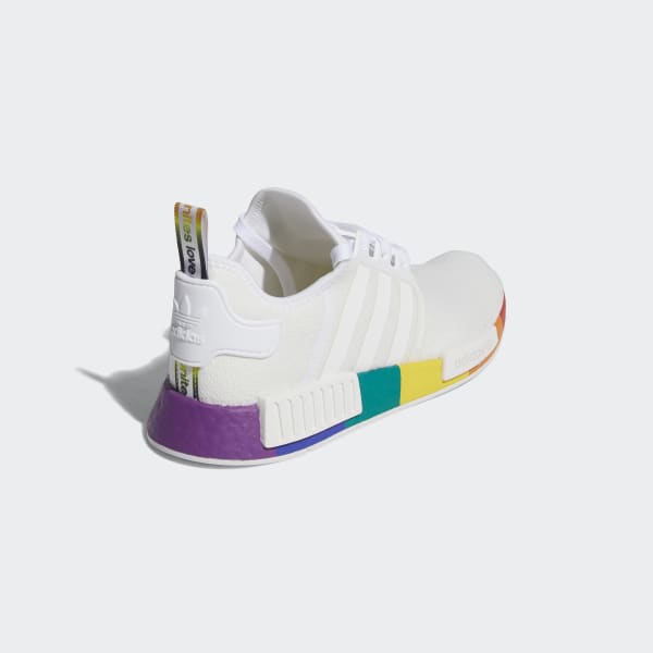 adidas NMD_R1 Pride Shoes - White 