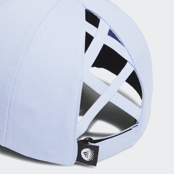 Blue Criscross Golf Hat