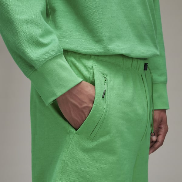 Zielony Y-3 Classic Heavy Piqué Shorts EKD15
