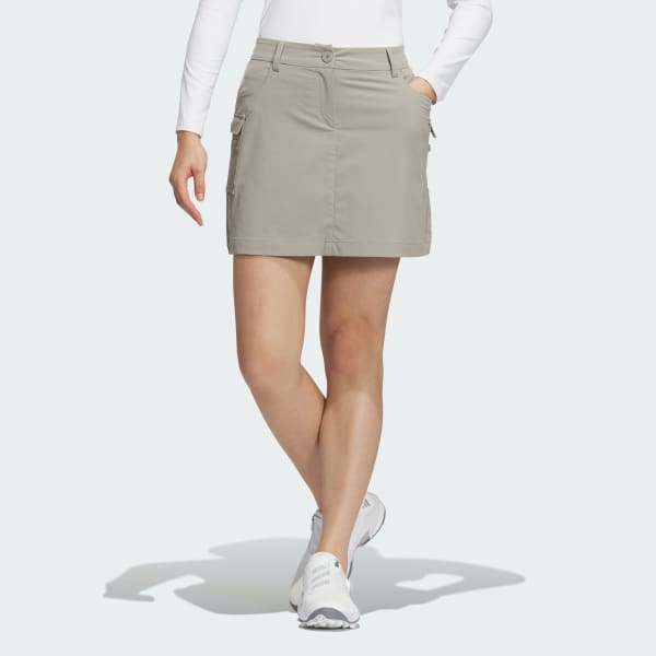 Beige 4-웨이 스트레치 스커트