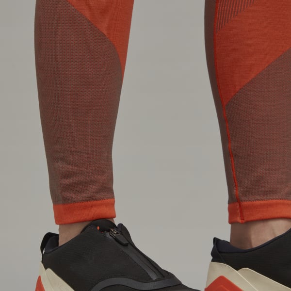 Brown Y-3 Classic Seamless Knit Tights WQ737