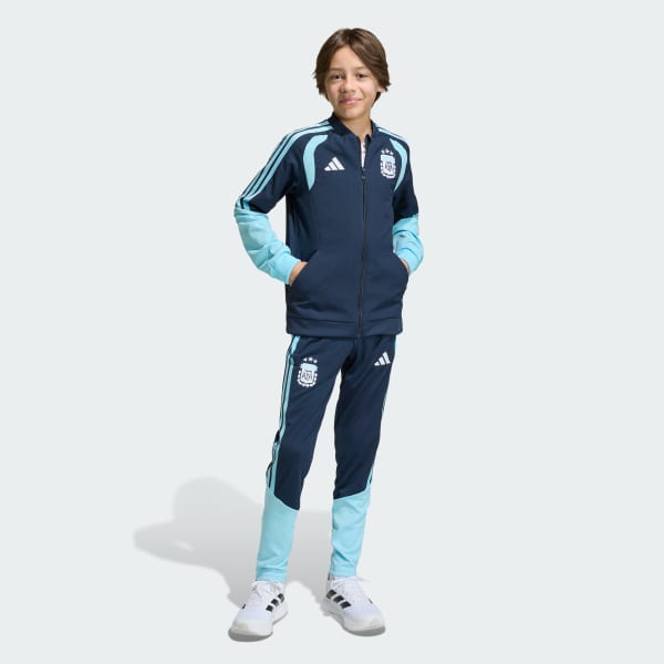 Azul Campera de presentación Selección Argentina 26 Tiro para Niños