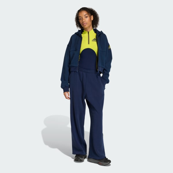 Azul Buzo con capucha EQT por encima de la cintura