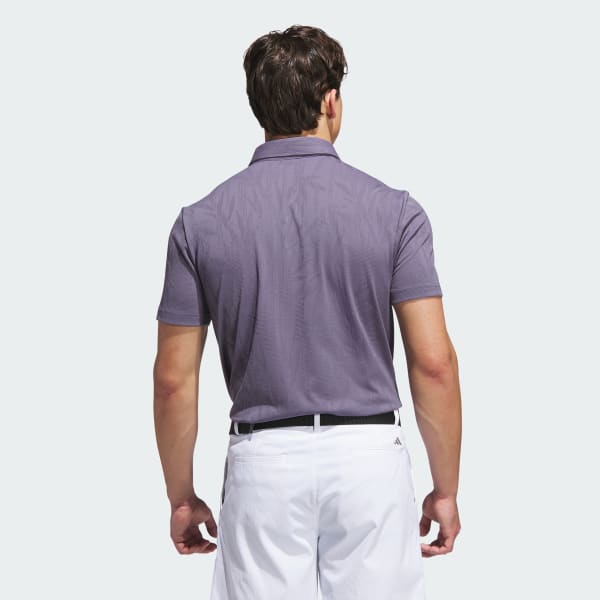 Ungu Kaos Polo Go-to Textured