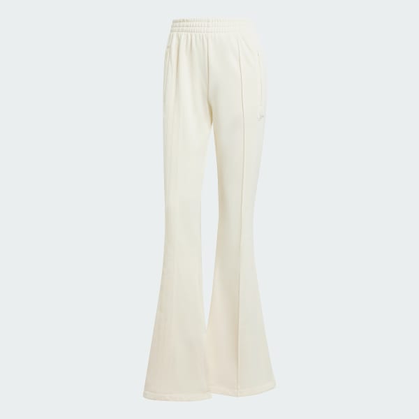 Λευκό 3-Stripes Flared Firebird Track Pants