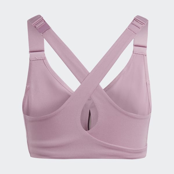 adidas Collective Power Fastimpact Luxe High-Support Bra - Pink