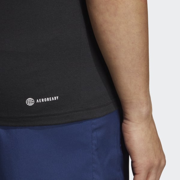 Noir T-shirt d'entraînement sans manches Train Essentials Feelready