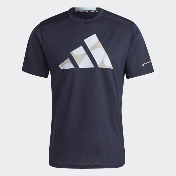 Blau adidas x Marimekko Designed for Training T-Shirt