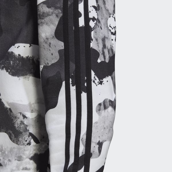 Λευκό Camo Series Allover Print Hoodie CJ645