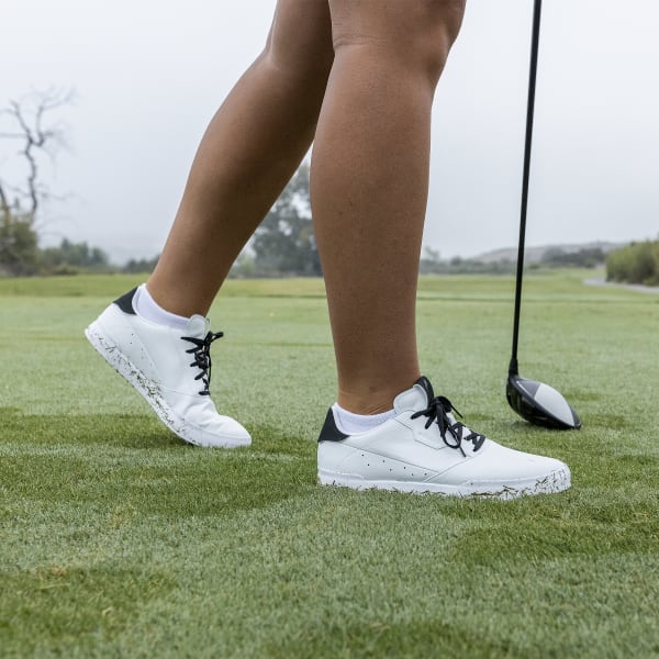 adidas Women's Adicross Retro Green Spikeless Golf Shoes - White ...