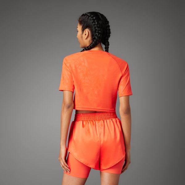 Orange Power Cropped T-Shirt
