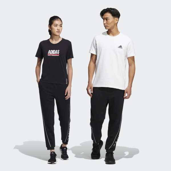 Black 워딩 팬츠