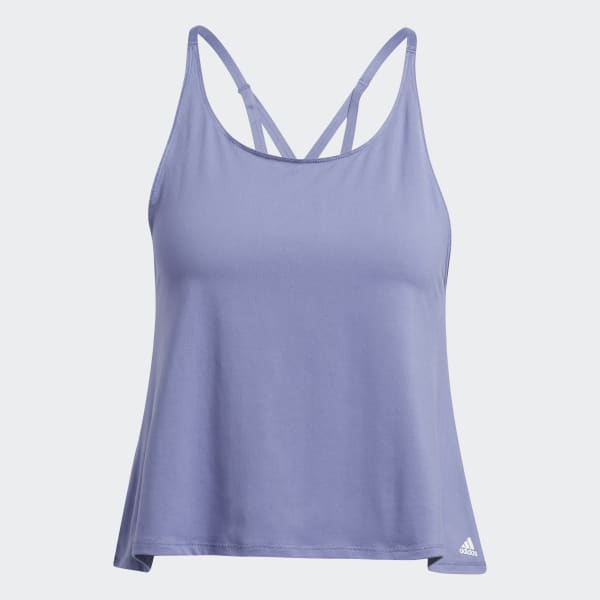 Roxo Camisola de Alças de Ioga