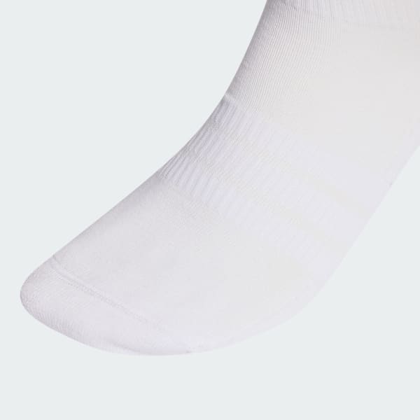 White 쿠션 스포츠웨어 크루 양말 3켤레 팩